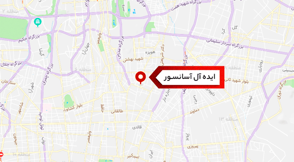 آدرس ایده آل آسانسور